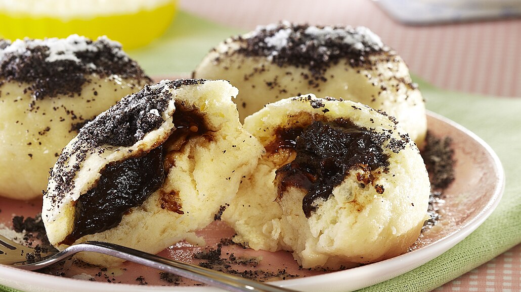 Kynuté knedlíky plněné mákem 8 sztuk